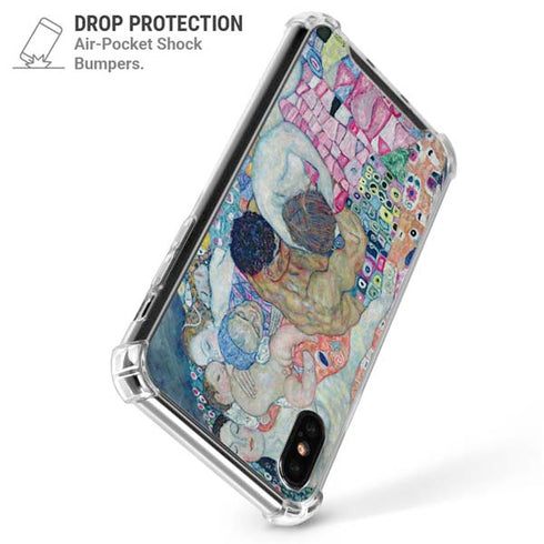 Klimt - Death and Life by Klimt iPhone XS Max Clear Case